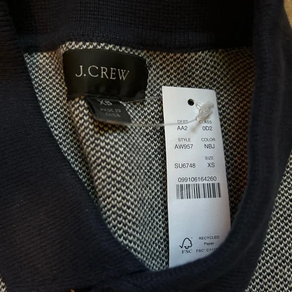 J Crew short-sleeved sweater (x-small) NWT - Picture 2 of 4